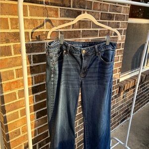 American Eagle Dark Blue Super Stretch Jeans